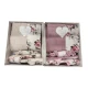 SET 4 PEZZI PAREO PANTOFOLE FASCIA FLOWER HELEN CIPRIA