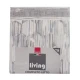 COMPLETO LENZUOLA COTONE SFIZIO LIVING IMBERTI GRIGIO