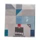 COMPLETO LENZUOLA COTONE YOUNG LIVING IMBERTI AZZURRO