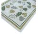 TAPPETO CUCINA COTONE CANVAS ANTISCIVOLO FOGLIE PEZZOLI