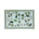 TAPPETO CUCINA COTONE CANVAS ANTISCIVOLO FOGLIE PEZZOLI