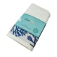 COPPIA SPUGNA ASCIUGAMANO + OSPITE JACQUARD MEDITERRANEA LINEA ORO