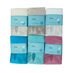 COPPIA SPUGNA ASCIUGAMANO + OSPITE JACQUARD MALIBU LINEA ORO