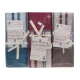 ASSORTITO 3 PEZZI COMPLETO LENZUOLA MATRIMONIALE COTONE RIGHE HOME SWEET HOME