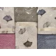 ASSORTITO 3 PEZZI COMPLETO LENZUOLA MATRIMONIALE COTONE PERCALLE GINKO POIS HOME SWEET HOME