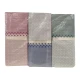 ASSORTITO 3 PEZZI COMPLETO LENZUOLA MATRIMONIALE COTONE RIGHE POIS HOME SWEET HOME
