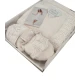 SET 4 PEZZI PAREO PANTOFOLE FASCIA VALENTINA HELEN MALVA