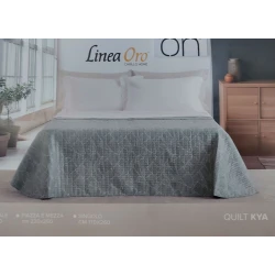 TRAPUNTINO MICROFIBRA MATRIMONIALE KYA LINEA ORO