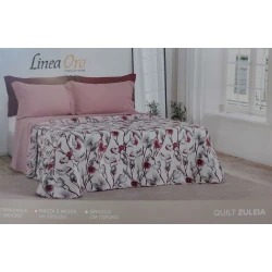 TRAPUNTINO MICROFIBRA MATRIMONIALE ZULEIA LINEA ORO