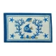 TAPPETO CUCINA COTONE CANVAS ANTISCIVOLO MARE BLU PEZZOLI
