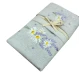 SET SPUGNA RICAMATO ASCIUGAMANO + OSPITE LAVANDA MARGHERITE PEZZOLI