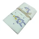 SET SPUGNA RICAMATO ASCIUGAMANO + OSPITE LAVANDA MARGHERITE PEZZOLI