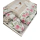 SET 4 PEZZI PAREO PANTOFOLE FASCIA NEW FLOWER HELEN