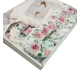 SET 4 PEZZI PAREO PANTOFOLE FASCIA NEW FLOWER HELEN