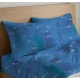 COPPIA FEDERE CUSCINO COTONE ZODIACO QUADRIFOGLIO
