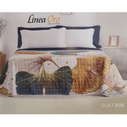 TRAPUNTINO MICROFIBRA MATRIMONIALE DIGITALE ZOE LINEA ORO