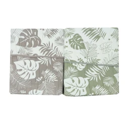 TRAPUNTINO MATRIMONIALE MICROFIBRA JACQUARD DOUBLE FACE HOSO LINEA ORO