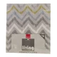 COMPLETO LENZUOLA COTONE ZIGZAG LIVING IMBERTI GRIGIO