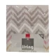 COMPLETO LENZUOLA COTONE ZIGZAG LIVING IMBERTI TORTORA