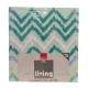 COMPLETO LENZUOLA COTONE ZIGZAG LIVING IMBERTI VERDE