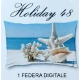 FEDERA CUSCINO COTONE DIGITALE HOLIDAY 48 IMBERTI