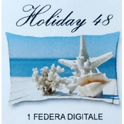 FEDERA CUSCINO COTONE DIGITALE HOLIDAY 48 IMBERTI