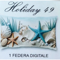 FEDERA CUSCINO COTONE DIGITALE HOLIDAY 49 IMBERTI