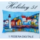 FEDERA CUSCINO COTONE DIGITALE HOLIDAY 51 IMBERTI