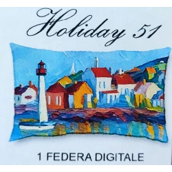 FEDERA CUSCINO COTONE DIGITALE HOLIDAY 51 IMBERTI