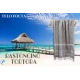 TELO MARE PAREO FOUTA 100X200CM BASTONCINO TORTORA PEZZOLI