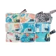 TELO MARE LETTINO CON TASCHE E CUSCINO GONFIABILE 70X185CM HELLO SUMMER VARI DISEGNI HOME SWEET HOME