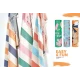 CONFEZIONE 6 PEZZI TELO MARE PAREO 90X170CM EASY E FUN GIT