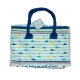 BORSA DA MARE COTONE CON ZIP LOVE FISH PEZZOLI