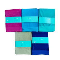 TELO MARE SPUGNA JACQUARD VELOUR 90X160CM DUNA LINEA ORO