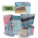 TELO MARE FOUTA 100X190CM FRANGE TUNISI HOME SWEET HOME