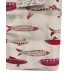 TELO MARE LETTINO 90X180CM TASCHE E CUSCINO PESCI CAPRERA SOPHIE