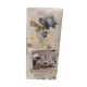 COMPLETO LENZUOLA MATRIMONIALE PERCALLE COTONE ROSE AZZURRO PEZZOLI