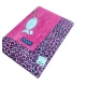TELO MARE SPUGNA 90X170CM STAMPATO ANIMALIER GITIESSE AZZURRO