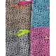 ASSORTITO 12 PEZZI POCHETTE COTONE CANVAS LEOPARD GITIESSE