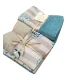 DOPPIA COPPIA SPUGNA ASCIUGAMANO + OSPITE BALZA TESSUTO PESCI RIGATO RR