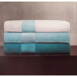 SET 3 ASCIUGAMANO + 3 OSPITE SPUGNA JACQUARD GIANO GABEL