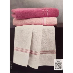 SET 3 ASCIUGAMANO + 3 OSPITE SPUGNA JACQUARD TITANO GABEL