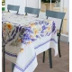 TOVAGLIA COTONE DIGITALE LAVANDA FIORI PEZZOLI
