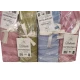 ASSORTITO 4 PEZZI COMPLETO LENZUOLA COTONE MATRIMONIALE DELICATO FELCI HOME SWEET HOME