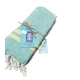 TELO MARE PAREO 90X170CM JACQUARD DOUBLE FACE FRANGE NEMO LINEA ORO