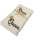 SET SPUGNA RICAMATO ASCIUGAMANO + OSPITE QUEEN PEZZOLI