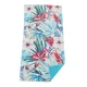 TELO MARE MICROFIBRA 90X170CM DIGITALE WAIKIKI FIORI AZZURRO GITIESSE