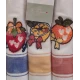 3 PEZZI STROFINACCI COTONE SPIGATO RICAMATO SPIGA FRAGOLE VINGI