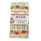 SET CUCINA COTONE DISEGNO ZUCCHE PEZZOLI