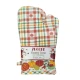 SET CUCINA COTONE DISEGNO ZUCCHE PEZZOLI
